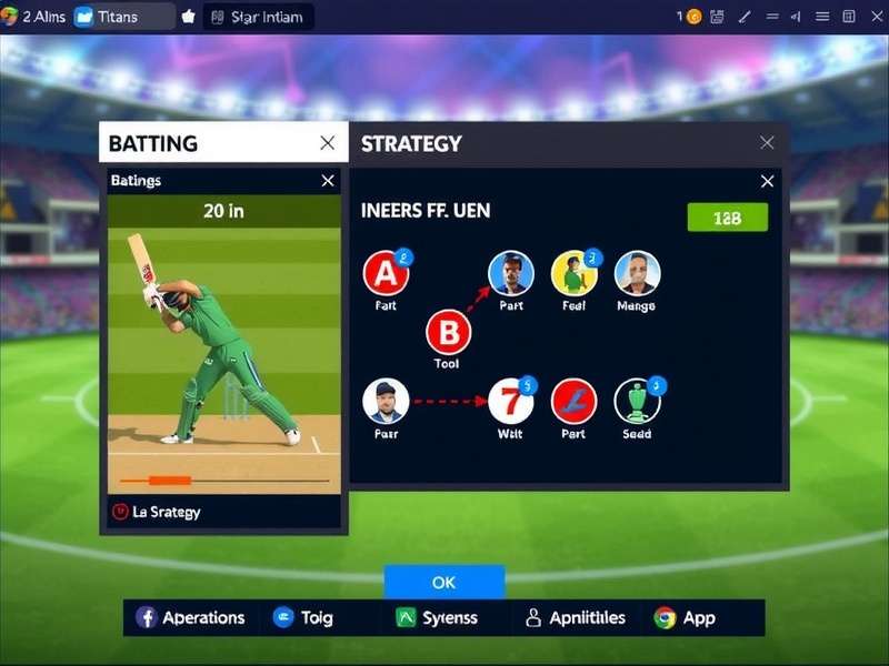 T20 Titans Batting Interface